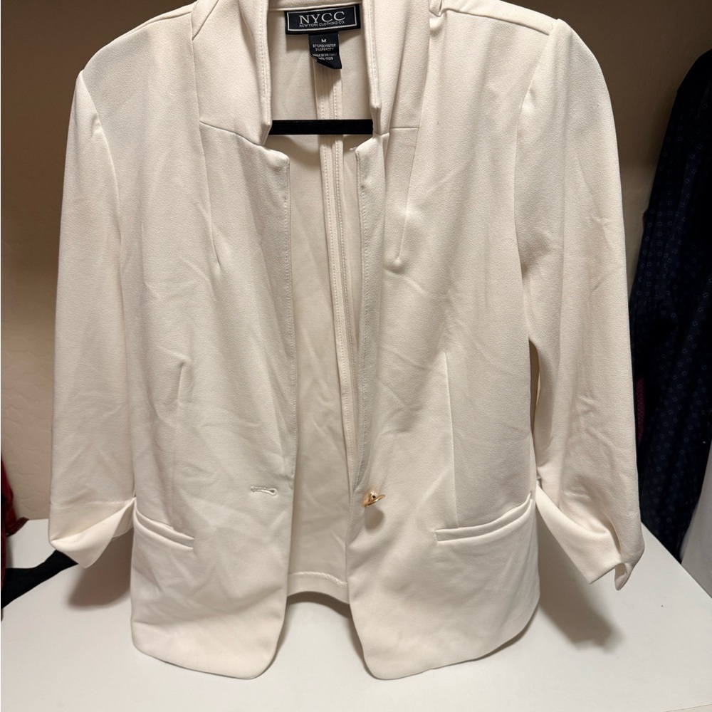 NYC Women's Elegant Off-White Blazer